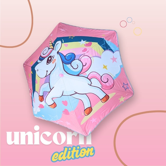 NXSTO Kids Umbrella Unicorn Print