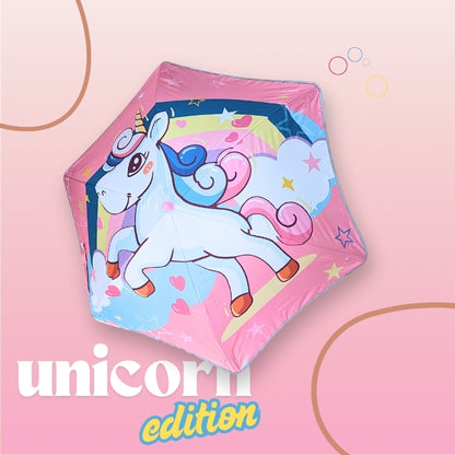 NXSTO Kids Umbrella Unicorn Print