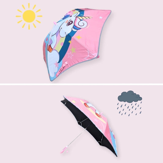 NXSTO Kids Umbrella Unicorn Print